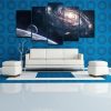 Galaxy Fantasy - Space 5 Panel Canvas Art Wall Decor