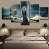 Game Of Thrones Daenerys Targaryen 1 - Movie 5 Panel Canvas Art Wall Decor