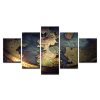 Game Of Thrones Map - Movie 5 Panel Canvas Art Wall Decor