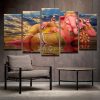 Ganesha 16 - Religion 5 Panel Canvas Art Wall Decor