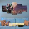 Genji - Gaming 5 Panel Canvas Art Wall Decor