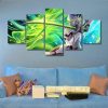 Genji Room - Gaming 5 Panel Canvas Art Wall Decor