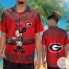 Georgia Bulldogs & Minnie Mouse Hawaiian Shirt