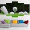 Golf 10 - Sport 5 Panel Canvas Art Wall Decor
