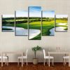Golf Course 2 - Nature 5 Panel Canvas Art Wall Decor