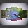 Goura Cristata - Animal 5 Panel Canvas Art Wall Decor