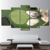 Greed Field Golf Course - Nature 5 Panel Canvas Art Wall Decor