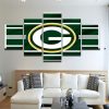 Green Bay Packers 06 - Sport 5 Panel Canvas Art Wall Decor