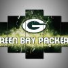 Green Bay Packers 2 - Sport 5 Panel Canvas Art Wall Decor