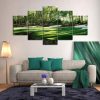 Green Space - Nature 5 Panel Canvas Art Wall Decor