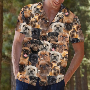 Griffon Bruxellois Awesome  Hawaiian Shirt