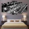 Gym Motivation Large - Sport 5 Panel Canvas Art Wall Decor