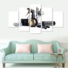 Hair And More - Beauty Salon 5 Panel Canvas Art Wall Decor