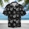Halloween Black Cat Hawaiian Shirt Summer Button Up