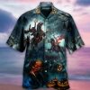 Halloween Headless Knight Hawaiian Shirt