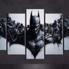 Harley Quinn Joker Batman - Dc 5 Panel Canvas Art Wall Decor