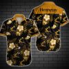 Hennessy Hawaiian Shirt Summer Button Up