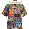 Hippie Cat Hawaiian Shirt