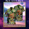 Hippie Man And Mushroom Full Printing Hawaiian Shirt
