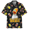 Homer Simpson All I Need Is Beer Hawaiian Shirt
