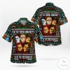 Horror Movie Characters They Know If You’Ve Been Naughty Hawaiian Shirt