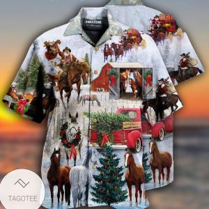 Horses Want Merry Christmas Limited Hawaiian Shirt- Tagotee