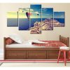 Hot Balloon Large - Nature 5 Panel Canvas Art Wall Decor
