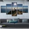 House Path - Nature 5 Panel Canvas Art Wall Decor