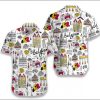 I Love Belgium Doodle Hawaiian Shirt Summer Button Up