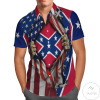 I Won’T Back Up And I Won’T Back Down I’Ve Been Raised To Stand My Ground Confederate Flag Hawaiian Shirt