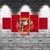 Incredibles 2 - Cartoon 5 Panel Canvas Art Wall Decor