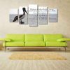 Isaiah 41:10 #4 Fear Not For I Am With You Always Bible Verse - Religion 5 Panel Canvas Art Wall Decor