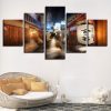Japan Landscape - Nature 5 Panel Canvas Art Wall Decor