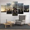 Jeep Leaving The City - Automative 5 Panel Canvas Art Wall Decor