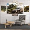 Jeep Offroad - Automative 5 Panel Canvas Art Wall Decor