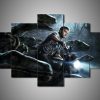 Jurassic World 1 - Movie 5 Panel Canvas Art Wall Decor