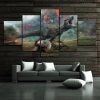 Jurassic World Fallen Kingdom - Movie 5 Panel Canvas Art Wall Decor