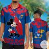Kansas Jayhawks & Mickey Mouse Hawaiian Shirt