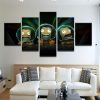 Kerbal Space Program - Cartoon 5 Panel Canvas Art Wall Decor