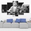 Kurt Cobain - Nirvana 2 - Music 5 Panel Canvas Art Wall Decor