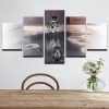 Large Animal Small Dog Wants To Grow - Animal 5 Panel Canvas Art Wall Decor