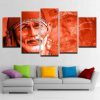 Life Is A Dream. Realize It - Sai Baba - Religion 5 Panel Canvas Art Wall Decor