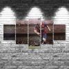 Lionel Messi 05 - Fomous Person 5 Panel Canvas Art Wall Decor