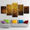 Lord Of The Rings Map Of Middle Earth - Movie 5 Panel Canvas Art Wall Decor