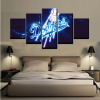 Los Angeles Dodgers Baseball - Sport 5 Panel Canvas Art Wall Decor