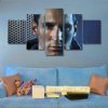 Messi Fooodball - Famous Person 5 Panel Canvas Art Wall Decor