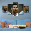 Messi Handsome - Famouws Person 5 Panel Canvas Art Wall Decor