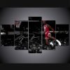 Michael Jordan - Famous Person 5 Panel Canvas Art Wall Decor