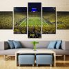 Michigan Wolverines Big House - Sport 5 Panel Canvas Art Wall Decor