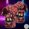 Mickey Mouse Utah Utes Ncaa Hawaiian Shirt